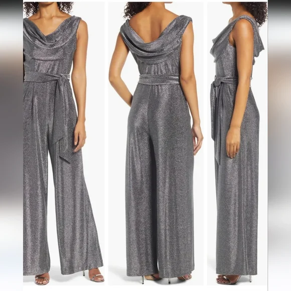 Vince Camuto Pants Jumpsuits Vince Camuto Silver Metallic